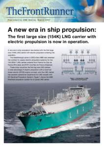Published by ABB Marine, March[removed]A new era in ship propulsion: