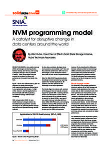 Computer storage / Information / Solid-state drive / Non-volatile memory / Storage Networking Industry Association / XAM / Flash memory / Memory-mapped file / Random-access memory / Computer memory / Computing / Computer hardware