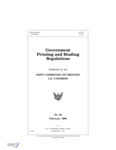 United States Congress Joint Committee on Printing / United States Government Printing Office / Book / Movable type / Public Printer of the United States / Documents / Printing / Relief printing