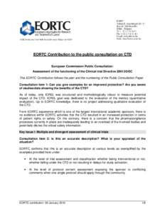 EORTC-ConsultationCTDpublicpaper05012010_ finalx