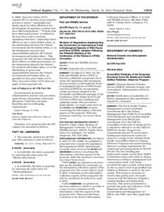 Magnuson–Stevens Fishery Conservation and Management Act / National Marine Fisheries Service / Groundfish / Federal Register / U.S. Regional Fishery Management Councils / Pacific halibut / Fisheries management / Fisheries observer / Fish / Fisheries science / Conservation in the United States