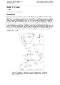 Cornwall / Bryher /  Isles of Scilly / Shoal / Tombolo / Hugh Town / Geological Conservation Review / North Sea / Teän / Eastern Isles / Physical geography / Isles of Scilly / Coastal geography