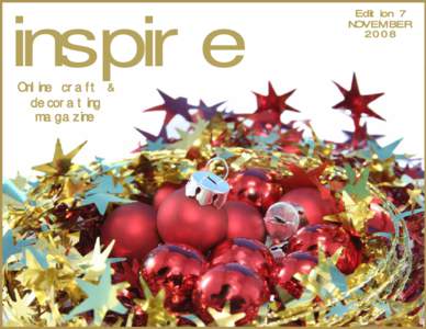 inspire Online craft & decorating magazine  Edition 7
