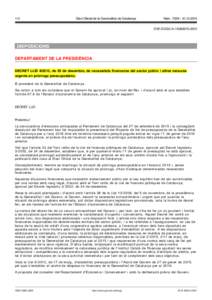 1/3  Diari Oficial de la Generalitat de Catalunya Núm2015 CVE-DOGC-A