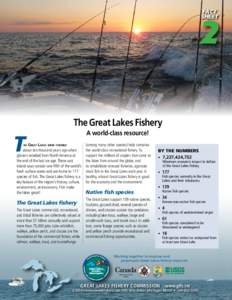FACT SHEET   2 The Great Lakes Fishery A world-class resource!