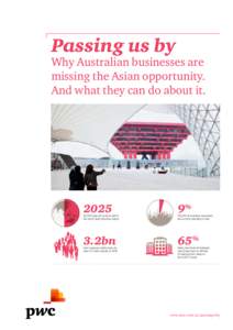 Passing us by  Why Australian businesses are missing the Asian opportunity. And what they can do about it.