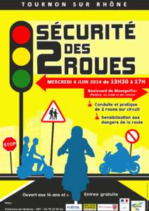 Affiche Piste moto Tournon