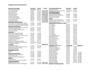 YK Delta Resource list.xls