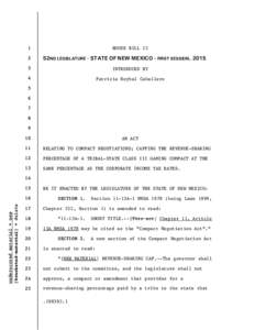 HOUSE BILL[removed]52ND LEGISLATURE - STATE OF NEW MEXICO - FIRST SESSION, 2015