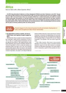 Region-Specific Activities and Initiatives  Africa Hand in Hand with a More Dynamic Africa1