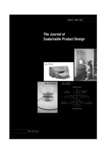 ISSUE 5 : APRILThe Journal of Sustainable Product Design Re-THINK
