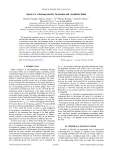 Physics / Continuum mechanics / Non-Newtonian fluids / Viscosity / Rheometer / Rheology / Oldroyd-B model / Viscoelasticity / Rheometry / Fluid mechanics / Soft matter / Fluid dynamics