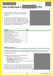 Waymarking / Behavior / GPS / Geocaching / Hobbies