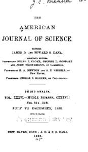 The American Journal of Science