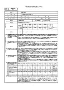 　　 団体コード 施設コード ２６２０２１ ００１