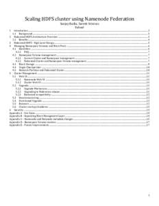 Cloud computing / Cloud infrastructure / Metadata / Namespace / Distributed File System / Identifier / Computer cluster / IBM General Parallel File System / Computing / Network file systems / Apache Hadoop