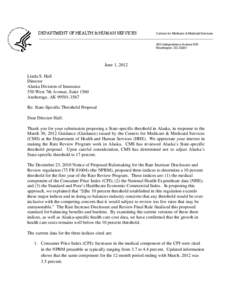 Letter to Director Hall of Alaska