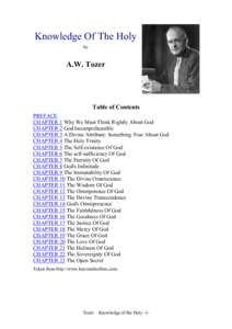 Eastern Orthodox theology / Image of God / Jewish theology / Trinity / Conceptions of God / Attributes of God in Christianity / Religious views on love / God in Judaism / A. W. Tozer / Christianity / Theology / Christian theology