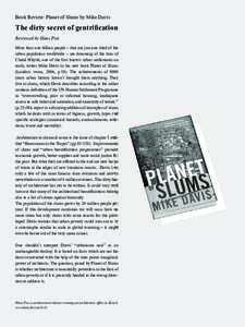 Monu#06_Book Review Planet of Slums by Hans Frei_final.indd