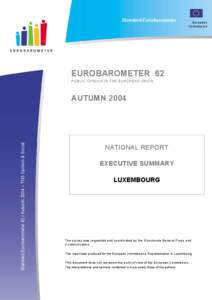 Microsoft Word - LUXEMBOURG_EB62_FINAL_EXECUTIVE_SUMMARY.doc