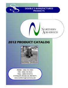 DOUBLE S MANUFACTURED PRODUCTS 2012 PRODUCT CATALOG  PHONE—([removed]