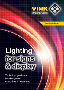 Second Edition  Lighting for signs & display Technical guidance