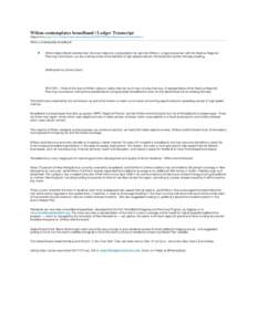 Wilton contemplates broadband | Ledger Transcript Clipped from: http://www.ledgertranscript.com/home[removed]broadband-board-town-dinovo Wilton contemplates broadband  •