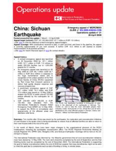 American Red Cross / New Zealand Red Cross / Mianzhu / Emergency management / International Red Cross and Red Crescent Movement / Canadian Red Cross / Public safety / Philanthropy / Sichuan earthquake / British Red Cross / Red Cross Society of China