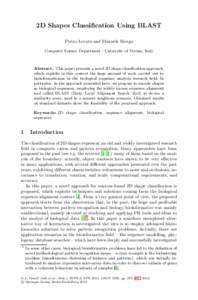 LNCS[removed]2D Shapes Classification Using BLAST