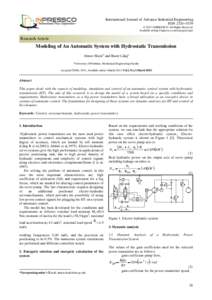 Systems science / Servomechanism / Hydraulic drive system / State space / PID controller / Control theory / Systems theory / Cybernetics