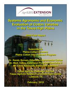 Texas / Cellulose / Cotton / Crops / Muleshoe /  Texas / Texas AgriLife Research / Texas AgriLife Extension Service / High Plains / Ralls /  Texas / Geography of Texas / Texas A&M University System / Geography of the United States