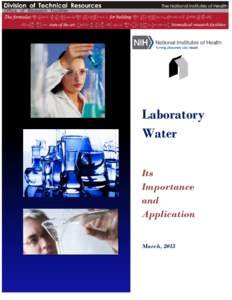 Laboratory Water Its Importance and Application