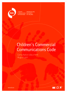 Children’s Commercial Communications Code Consultation document Augustwww.bai.ie