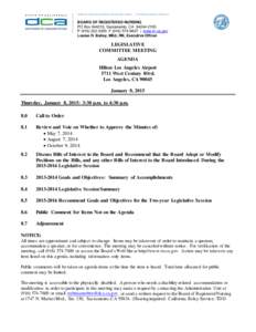 BUSINESS, CONSUMER SERVICES, AND HOUSING AGENCY • GOVERNOR EDMUND G. BROWN JR.  BOARD OF REGISTERED NURSING PO Box[removed], Sacramento, CA[removed]P[removed]F[removed] | www.rn.ca.gov Louise R. Bailey, M