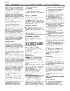 [removed]Federal Register / Vol. 76, No[removed]Wednesday, December 7, [removed]Rules and Regulations Section 113(k), 42 U.S.C[removed]k) and CERCLA Section 117, 42 U.S.C. 9617.