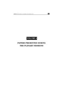 AFRISTAT ¥ PROCEEDINGS OF THE SEMINAR ON THE INFORMAL SECTOR  VOLUME 2 PAPERS PRESENTED DURING THE PLENARY SESSIONS