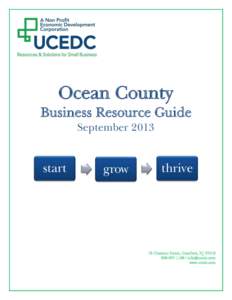 Ocean County Business Resource Guide September 2013 start