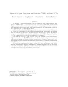 Quadratic Span Programs and Succinct NIZKs without PCPs