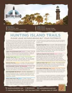 hunting island map lo res