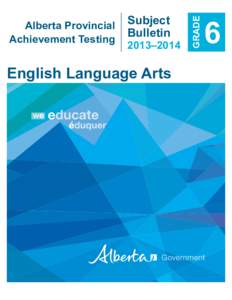 2013–2014  English Language Arts GRADE