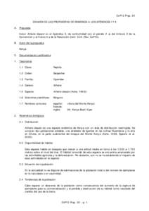 CoP13 Prop. 30 EXAMEN DE LAS PROPUESTAS DE ENMIENDA A LOS APÉNDICES I Y II A. Propuesta Incluir Atheris desaixi en el Apéndice II, de conformidad con el párrafo 2 a) del Artículo II de la Convención y el Anexo 2 a d