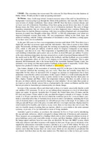 Carbon credit / United Nations Climate Change Conference / Carbon tax / Carbon capture and storage / American Clean Energy and Security Act / Emissions trading / Jim Moran / Environment / Climate change policy / Climate change