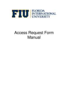 Microsoft Word - Access Request Form