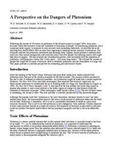 Nuclear technology / Actinides / Carcinogens / Chemical elements / Plutonium / Polonium / Operation Crossroads / Weapons-grade / Plutonium in the environment / Chemistry / Matter / Nuclear materials