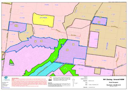 Created on Tuesday, 24 September 2013 by Corporate Services  True North, Grid North and Magnetic North are shown diagrammatically for the centre of the Inverell Local Government Area. Magnetic North is correct for 2001 m