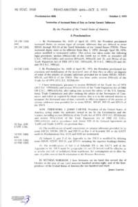 92 STAT[removed]PROCLAMATION 4604—OCT. 2, 1978 Proclamation 4604