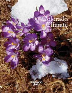 Colorado Climate Spring 2001 Vol. 2, No. 2  Table of Contents