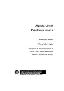 ` Algebra Lineal