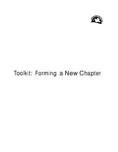 Toolkit: Forming a New Chapter  Getting started Easy 4-step Process Starting a new VFP chapter is an easy 4-step process. Here’s what you do: 1. Request a temporary chapter number from the Chapter Support Coordinator 