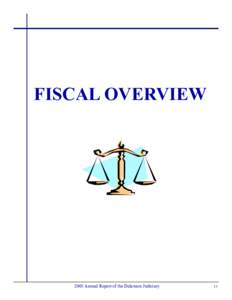 FISCAL OVERVIEW[removed]Annual Report of the Delaware Judiciary 13